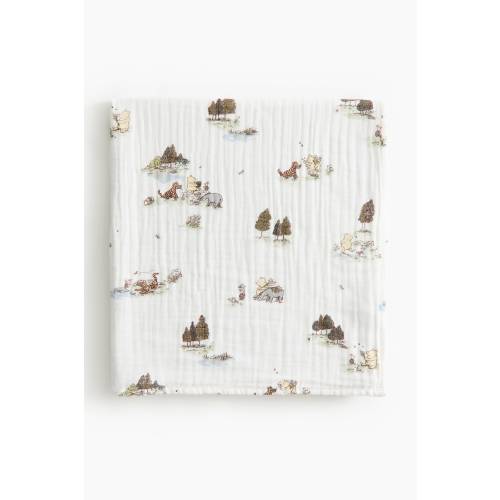 PATTERNED MUSLIN BABY BLANKET