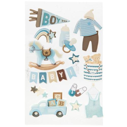Baby Boy 3D Stickers