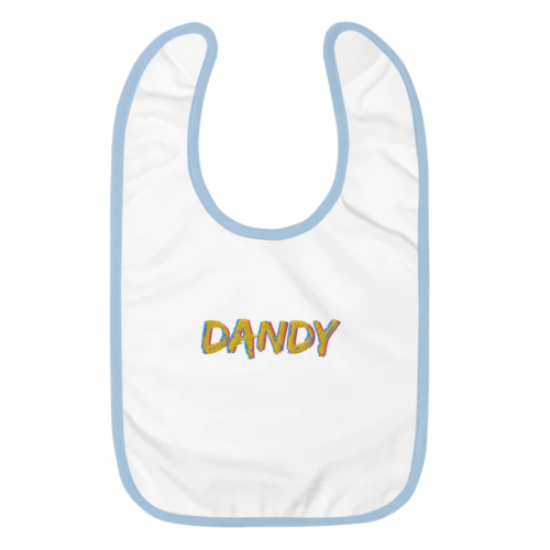 Hella Dandy Apparel Baby Bib BLUE