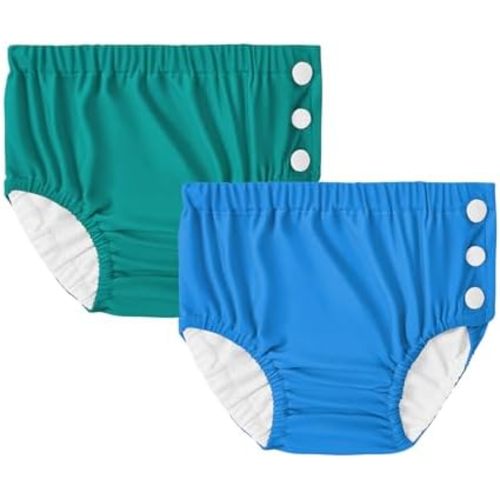 Durio Reusable Swim Diapers Washable Baby Swim Diaper Unisex Infant Toddler Swimming Diapers