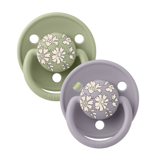 BIBS x LIBERTY De Lux 2 Pack Capel - Sage Mix