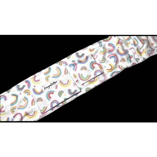 Rainbow gtube belt feeding tube belly belt belly band