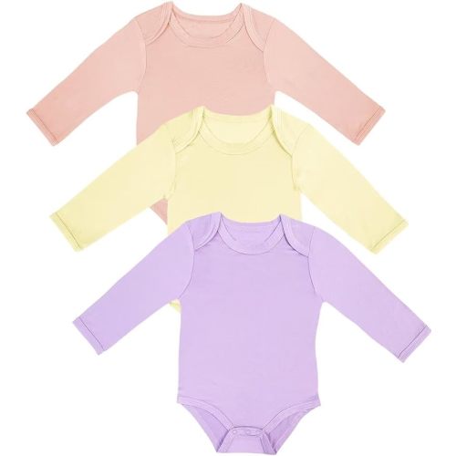 Rayon of Bamboo Baby Bodysuit, Long Sleeve Bodysuits