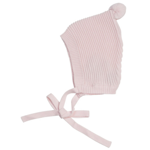 Pompom Ribbed Knit Bonnet I Feltman Brothers