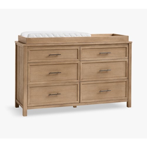 Camden 6-Drawer Dresser & Topper Set (56w x 19d")