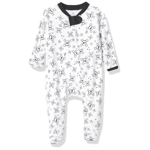 HonestBaby Baby Celebration Sleep & Play Footed One-Piece Pajama Sleeper 100% Organic Cotton