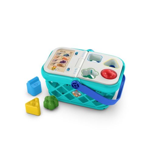 Baby Einstein Magic Touch Shopping Basket Pretend to Shop Baby Learning Toy: Lights Up, English and Spanish Responses