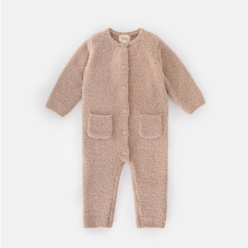 Long Sleeve Jumpsuit - Fuzzy