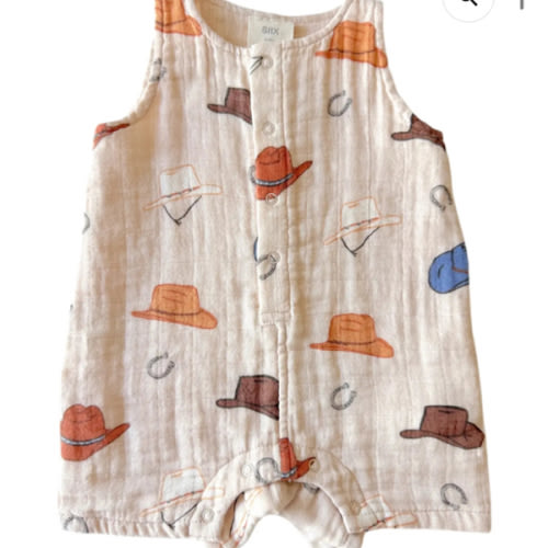 Western Muslin Romper