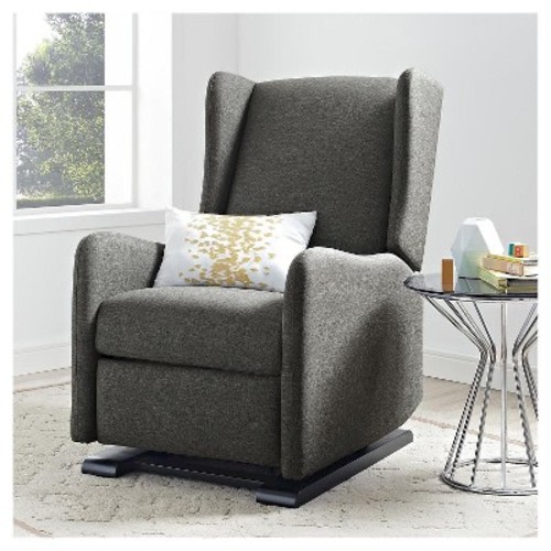 Poppy Gliding Recliner Gray - Baby Relax