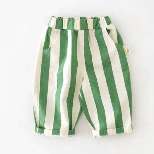 Baby Vertical Striped Casual Pants