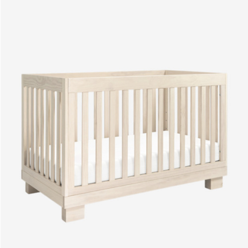 Modo 3 in 1 Convertible Crib - Babyletto: Washed Natural