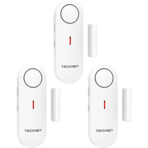 Door Alarms for Kids Safety, Window Alarm Pool Alarms Door Alarm for Home Security, 2-in-1 Alarm & Chime, 3-Level Volume Control, Wireless Alarm for House Hotel Cars Sheds Caravans (3 Pack)