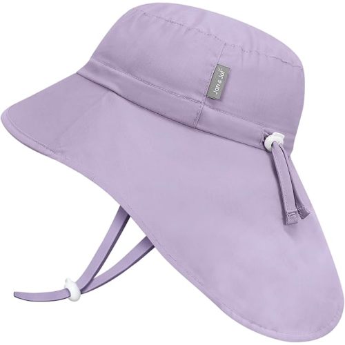 JAN & JUL Girls' Grow-with-Me Cotton Xplorer Sun Hat with Large Brim
