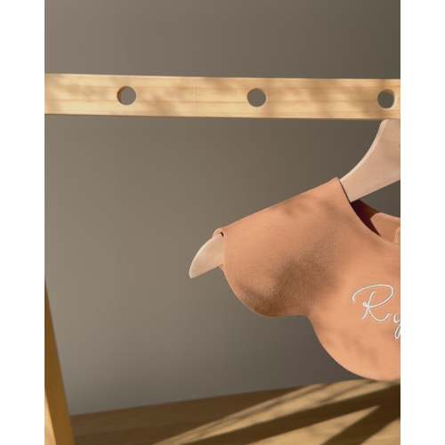 3- Layer Dribble Bib - Brown