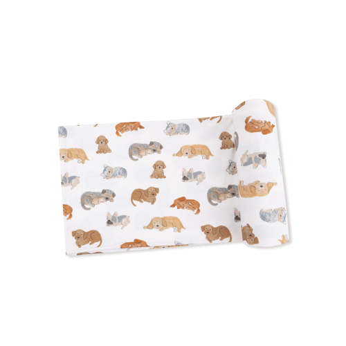 Stretch Swaddle, Napping Puppies