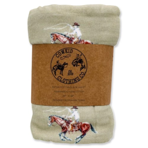 Roper Bamboo Muslin Blanket – Cowkid Clothing Company