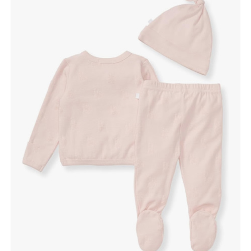 Burt's Bees Baby baby-girls Unisex Baby Take Me Home Set, 3-piece Top, Pant, and Hat Bundle
