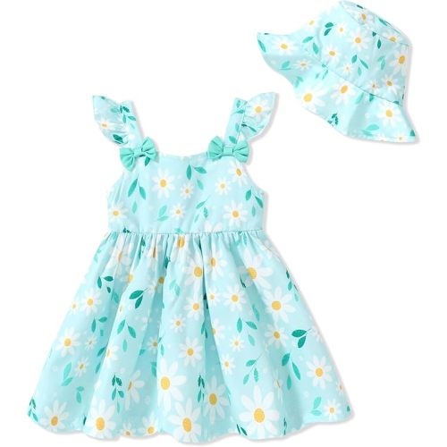 Baby Girl Dress Newborn Girls Summer Boho Dresses Infant Sleeveless Flower Sundress Todddler Baby Clothes