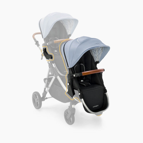 Mockingbird 2nd Seat Kit 2.0 - Sky/Windowpane Canopy With Penny Leather