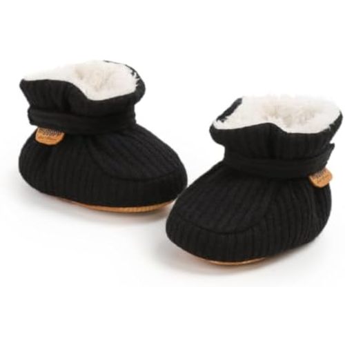 Ohwawadi Infant Baby Slippers Girls Boys Booties Warm Baby Socks Shoes Newborn Crib Footwear Prewalkers