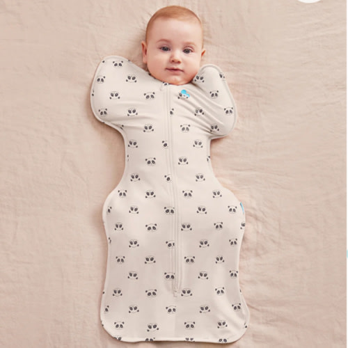 Swaddle Up™ 1.0 TOG Cotton Cream Sleepy Pandas