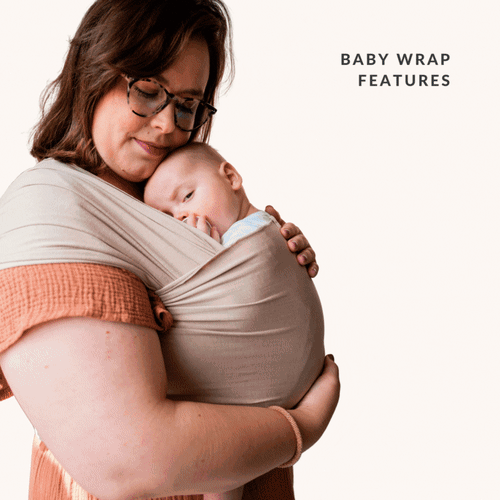 Fawn Baby Wrap Carrier Short | hope&plum Baby Carriers