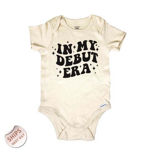 In My Debut Era Bodysuit, Retro Romper, Debut Era Baby Bodysuit, Baby Shower Gift, 2000148