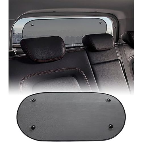 ESEWALAS Universal Rear Window Sunshade with Suction Cup, UV Protection Folding Auto Window Shade, Back Window Sun Shade for Car, Car Accessories for Baby, Pets, Children