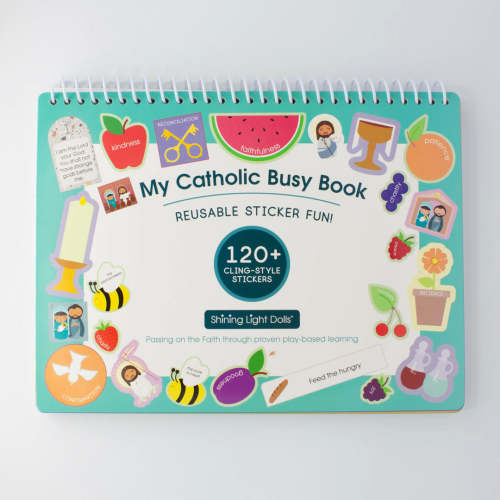 My Catholic Busy Book Reusable Sticker Fun - Shining Light Dolls