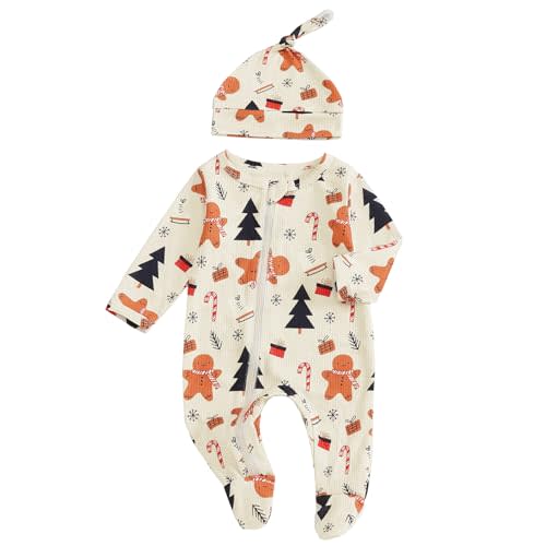 Ayalinggo Newborn Baby Girl Fall Winter Outfits Clothes Knit Jumpsuit Ruffle Romper Newborn Coming Home Outfit for Baby Girl