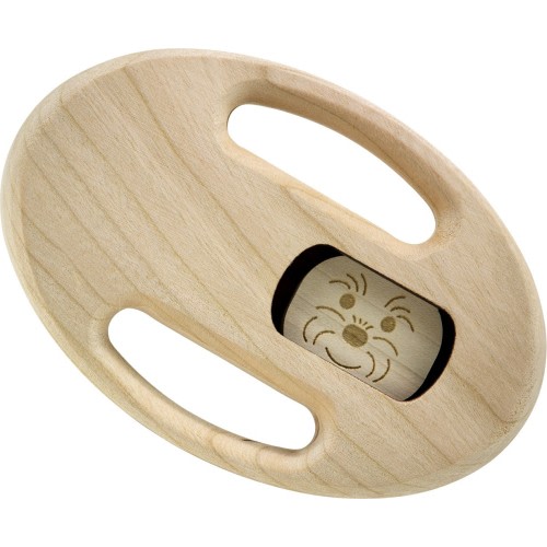 Peek-A-Boo Cheri Wooden Rattle | Made in USA — Maple Landmark