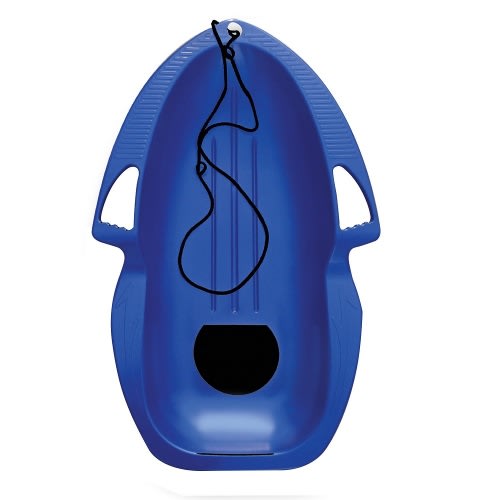 Flexible Flyer 39" Spitfire Kids Snow Sled with Tow Rope & Handles, Blue - 639