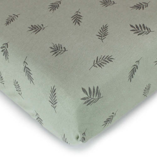 Seafoam Fern | Organic Crib Sheets – L'ovedbaby