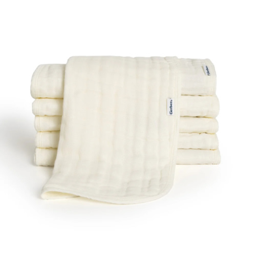6-Pack Baby Neutral Vanilla Muslin Burp Cloths – Gerber Childrenswear