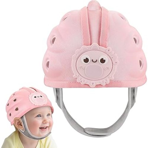 Accmor Baby Head Protector Helmet for Crawling and Walking, Toddler Safety Helmet Cute Infant Headguard Soft Cushion, Breathable Kids Protective Caps for Girls 6–24 Months, Ultra-Lightweight