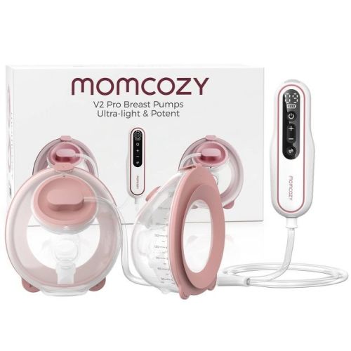 Momcozy Ultra-Light & Hands Free Breast Pump - V2 Pro