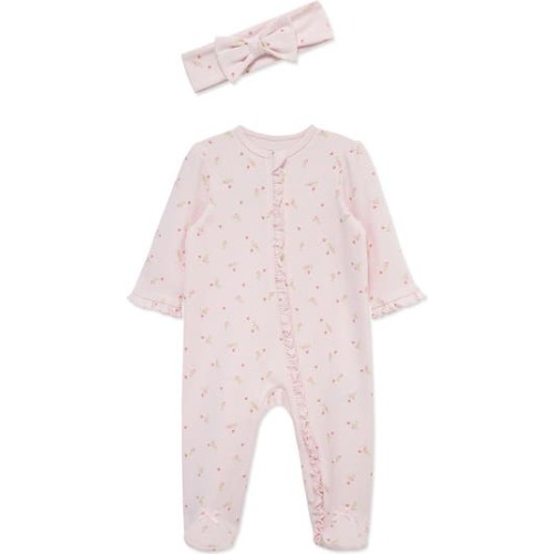 Rosebud Footie & Headband Set