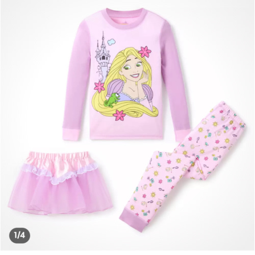 Rapunzel PJ PALS and Tutu Set for Girls – Tangled | Disney Store