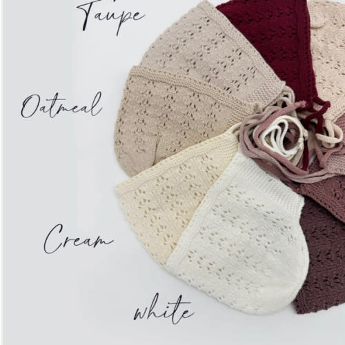 Jamie Knit Bonnet – Olive and Cradle