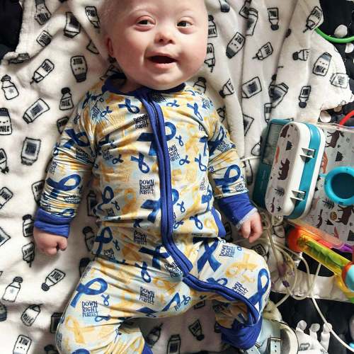 Down Right Perfect Medically Adaptable Zipper Sleeper *RTS*