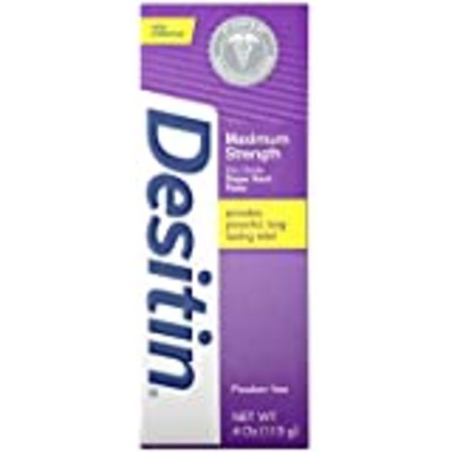 Amazon.com: Desitin Maximum Strength Baby Diaper Rash Cream with 40% Zinc Oxide for Treatment, Relief & Prevention, Hypoallergenic, Phthalate- & Paraben-Free Paste, 4.8 oz : Desitin: Baby