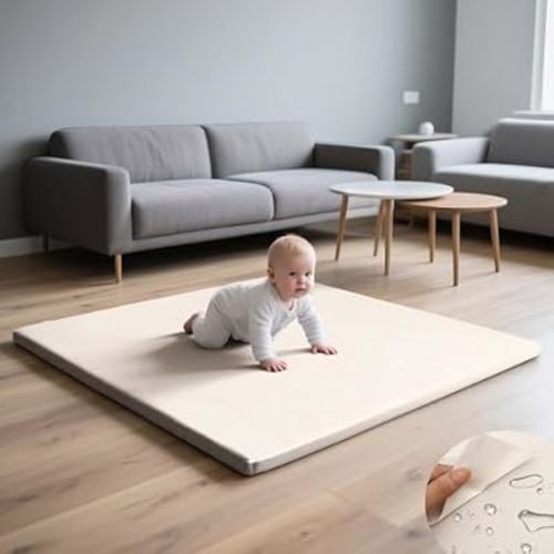 47x47 Playpen Mat Waterproof Padded Playmat for Baby