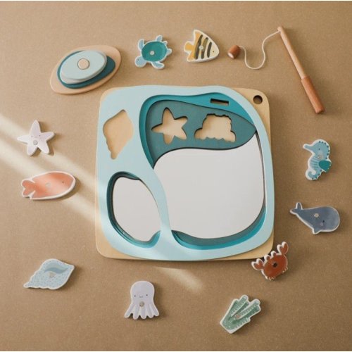 Wooden Montessori-Inspired Fishing Pond | Multi-Color — SHOP MADERN