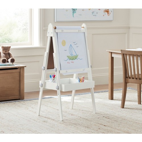 White Double-Sided Art Easel