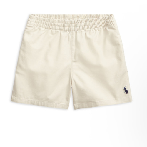 Boys' Cotton Twill Pull-On Shorts - Baby