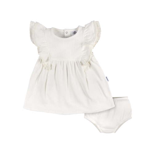 Gerber Baby Girl Dress and Diaper Cover Outfit Set, 2-Piece, Sizes Newborn - 24 Months