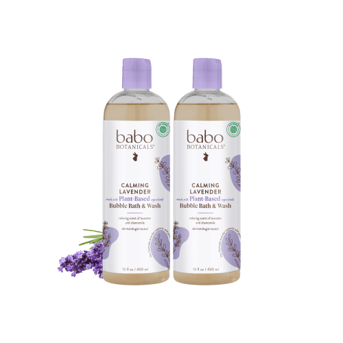 Calming Lavender Bubble Bath & Wash Duo