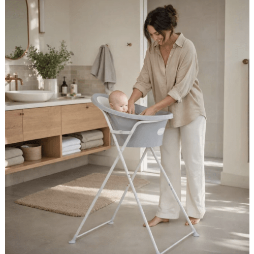 foldable baby bath tub stand