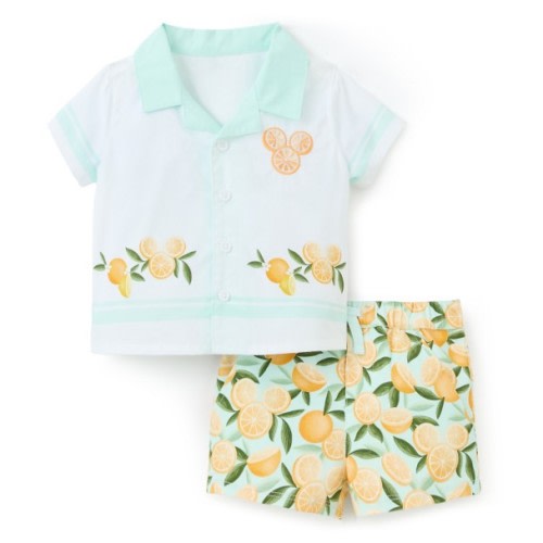 Mickey Mouse Icon Oranges Shirt and Shorts Set for Baby | Disney Store